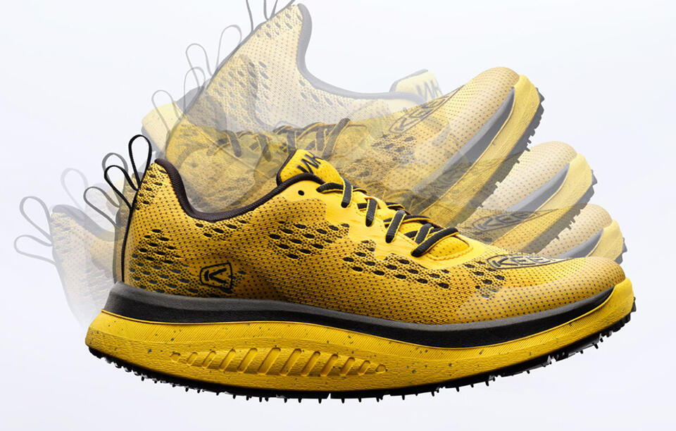 まるで転がるような歩き心地の新ウォーキングシューズ KEEN WK400 