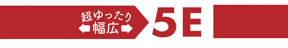 超ゆったり幅広5E